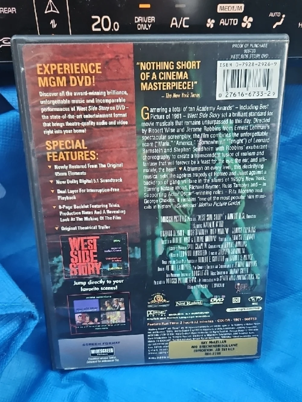 π3/$25π West Side Story DVD - Picture 2 of 6